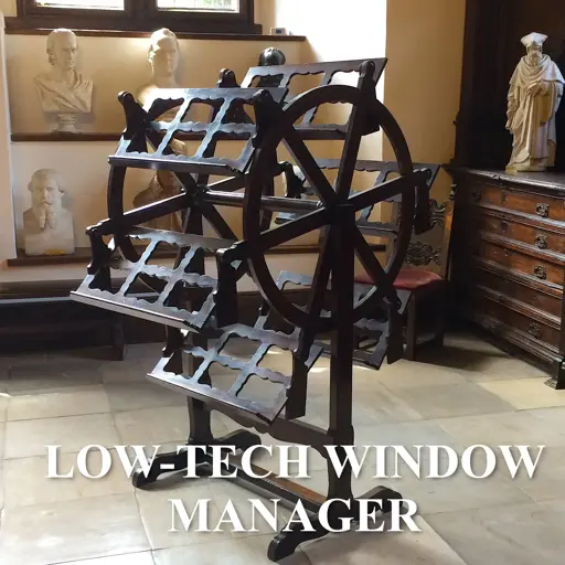 photo of an old bookwheel: Jagiellonian University Museum Krakow, Poland 